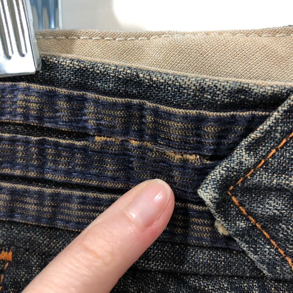 7 For All Mankind Denim Mini Skirt - Picture 4 of 7